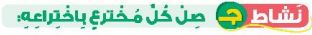 نشاط ج صل كل مخترع باختراعه